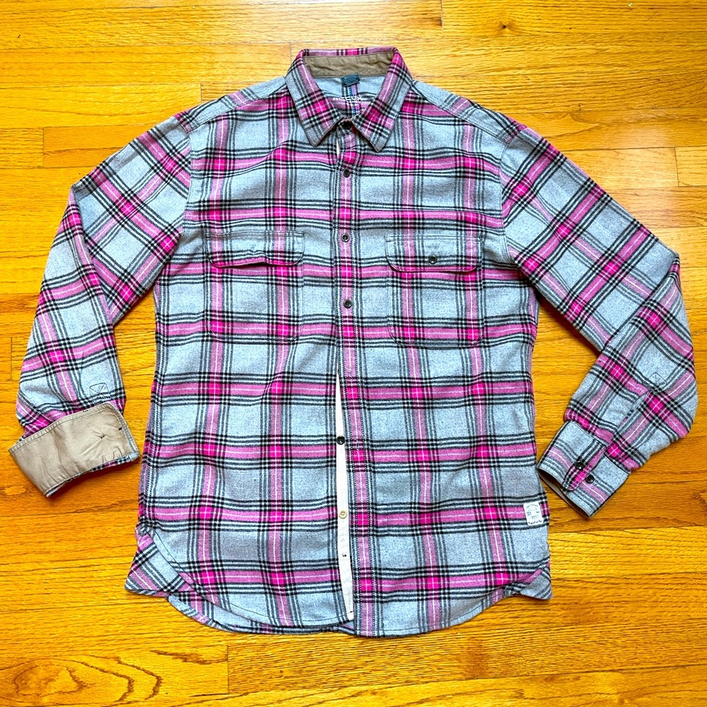 French Connection Plaid Flannel Button down shirt